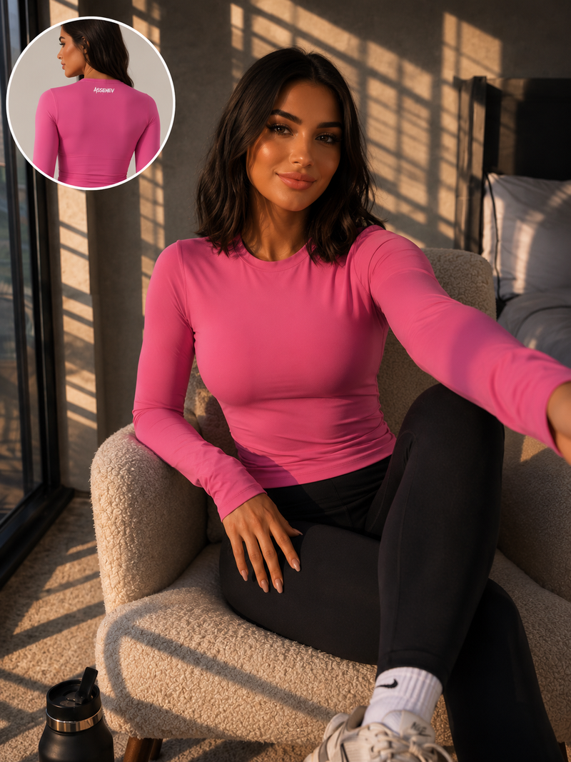 Pink Long Sleeve Top
