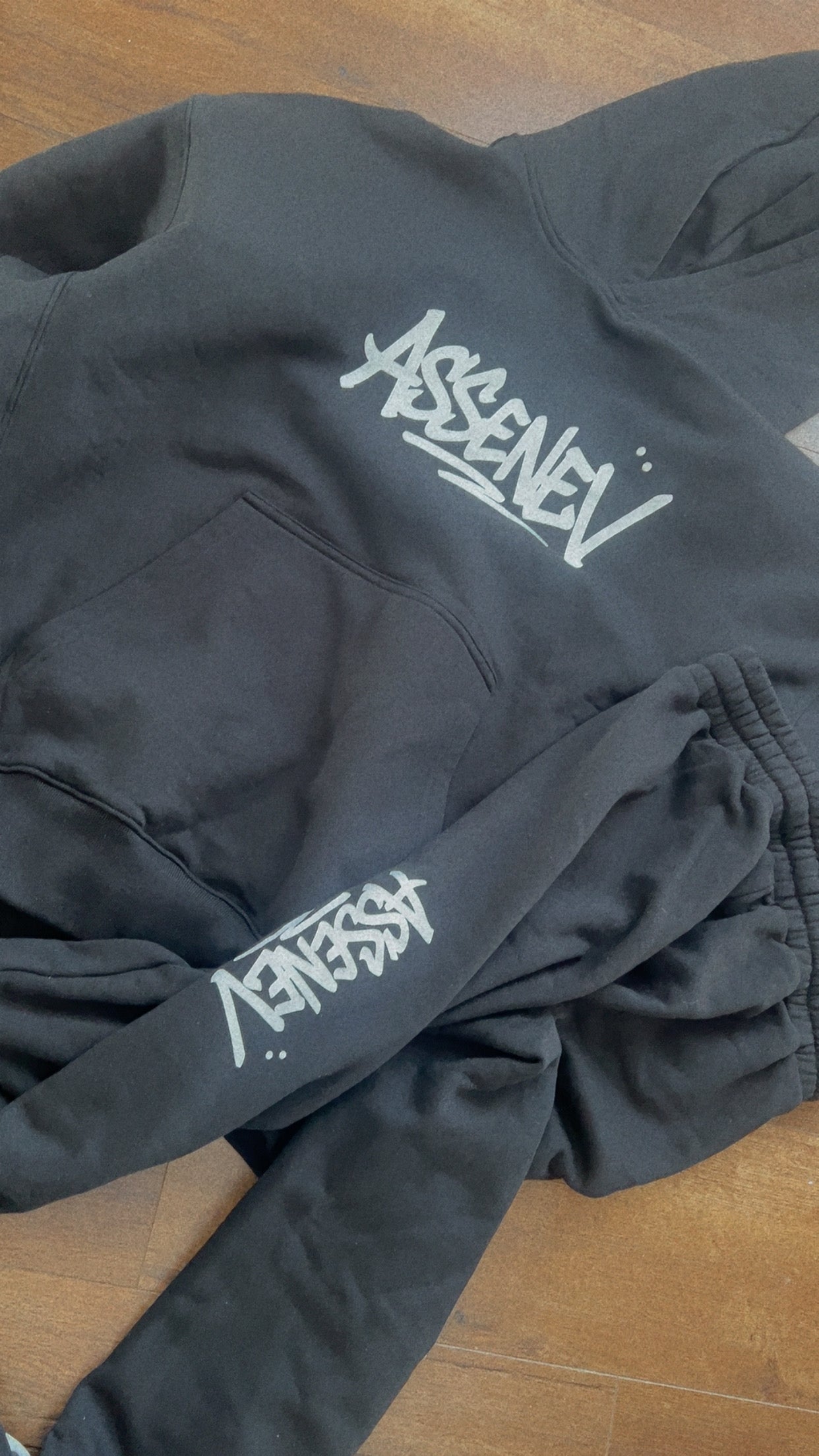 Black Assenev Tracksuit Pants