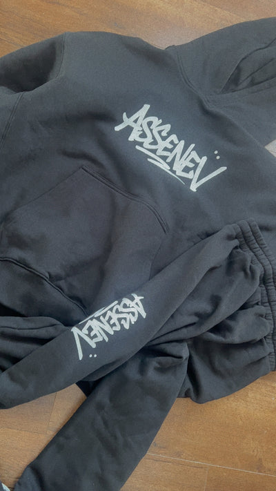 Black Assenev Tracksuit Pants
