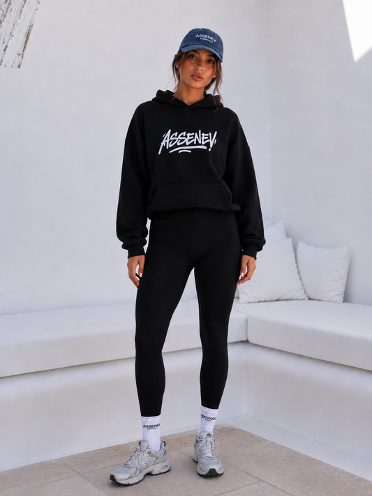 Black Assenev Hoodie