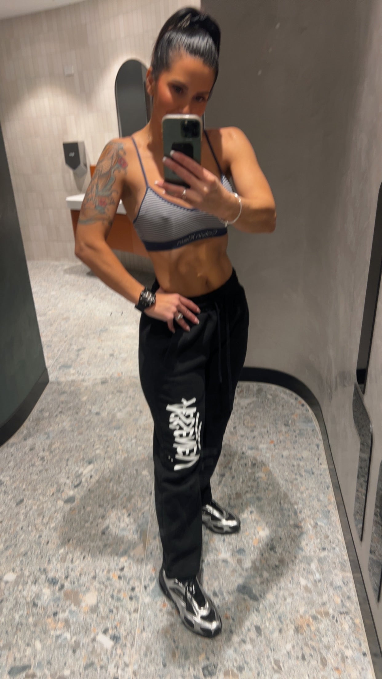 Black Assenev Tracksuit Pants