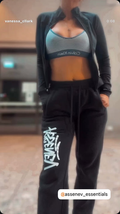 Black Assenev Tracksuit Pants